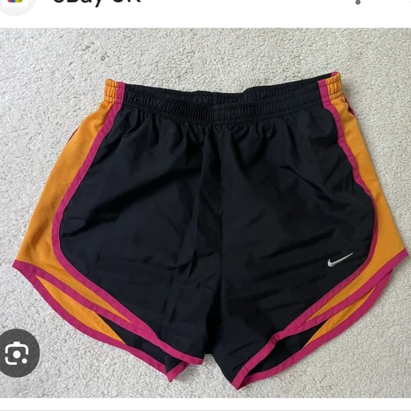 Nike Tempo Shorts Black Pink Orange - Picture 6 of 7